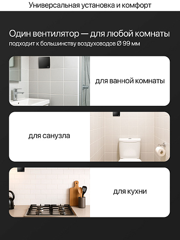D01-BL10 Вентилятор вытяжной с оборотным клапаном (Китай)
