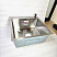 Мойка кухонная из нержавеющей стали Сатин Diadonna 50x50 c дозатором ,коландером и сифоном в комплекте