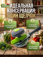 Закаточная машинка для банок автомат Ляховичский щелчок