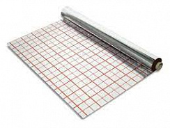 Пленка фольгированная для теплого пола с разметкой толщ. 0,105mm, (50кв/м) Польша