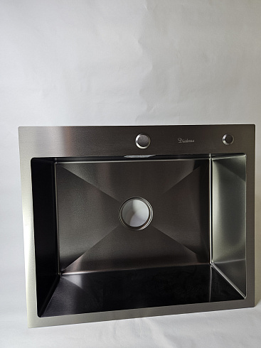 DS6050B Кухонная мойка 600*500*200mm , чёрная с сифоном