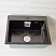 DS5040B Кухонная мойка 500*400*200mm , чёрная с сифоном
