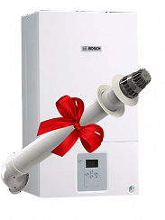 Газовый котел двухконтурный настенный c закрытой камерой сгорания Bosch WBN 2000-24 CRN RU