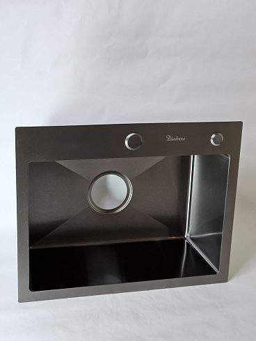 DS5040B Кухонная мойка 500*400*200mm , чёрная с сифоном